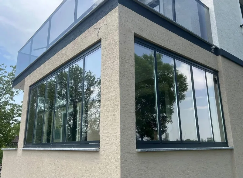 Katlanır cam balkon uygulaması